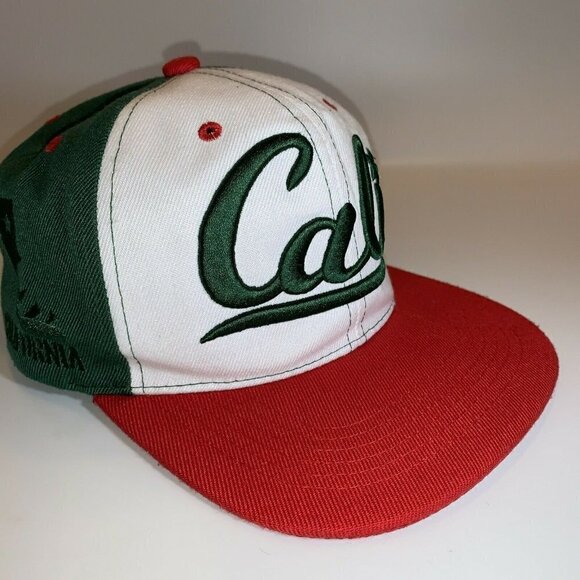 Red, white, Green, “Cali” California SnapBack Baseball Cap/hat. OSFM. - Picture 6 of 8